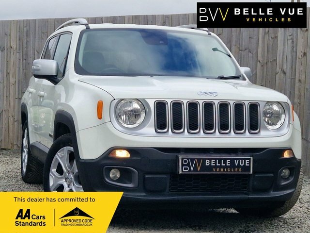 Compare Jeep Renegade 1.6 M-jet Limited 118 Bhp - Free Delivery WO66ENL White