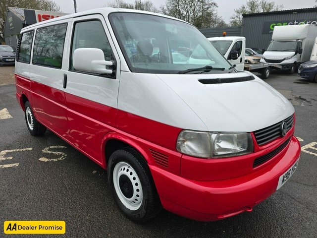 Volkswagen Caravelle 2.5 Variant 8 Seater Swb Tdi 101 Bhp In Red And Wh Red #1