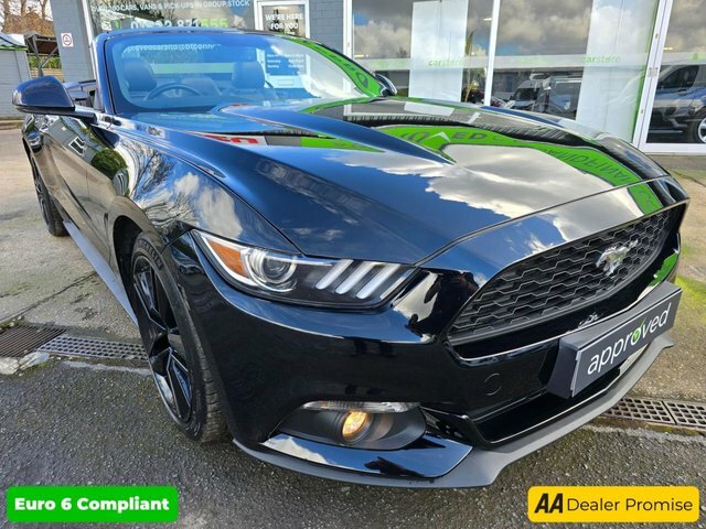 Compare Ford Mustang 2.3 Ecoboost 313 Bhp In Black With 21,300 Miles WR18AEC Black