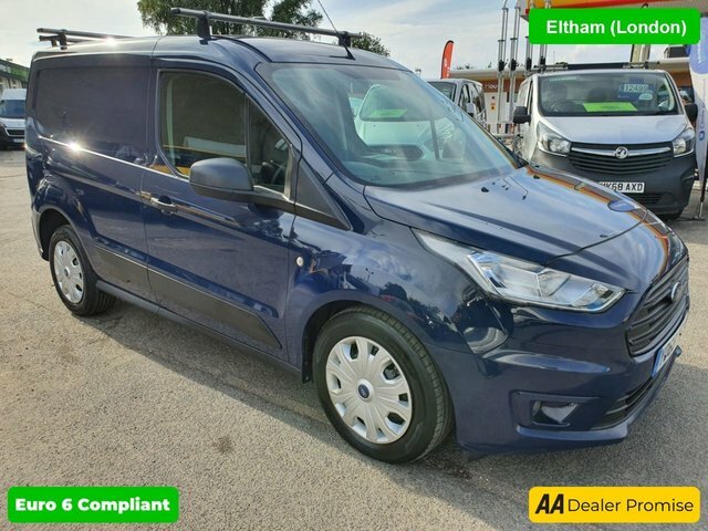 Compare Ford Transit Custom 1.5 220 Trend Tdci 119 Bhp In Blue With 76,464 Mil YO68YCL Blue