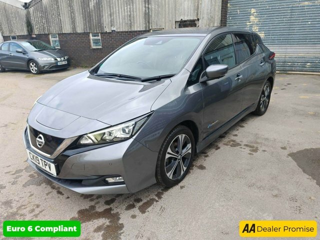 Compare Nissan Leaf Tekna 148 Bhp In Grey With 54,402 Miles And A F CK19TPV Grey