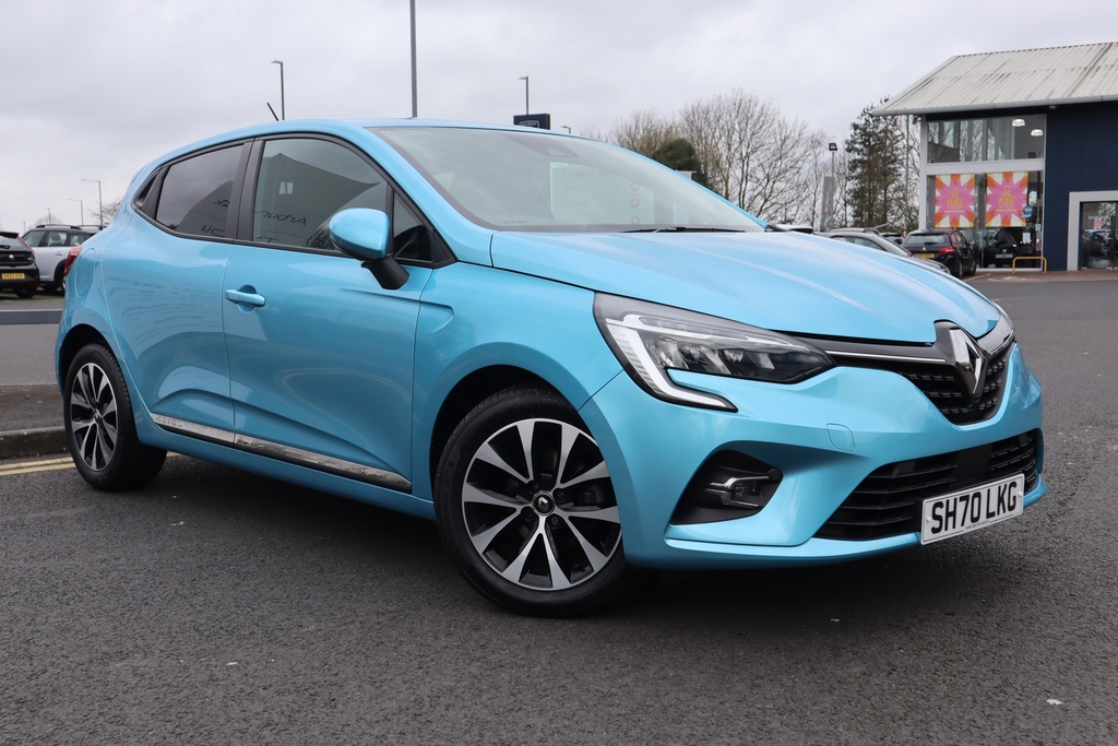 Compare Renault Clio 1.0 Tce 100 Iconic Cwvehiclemarketing SH70LKG Blue