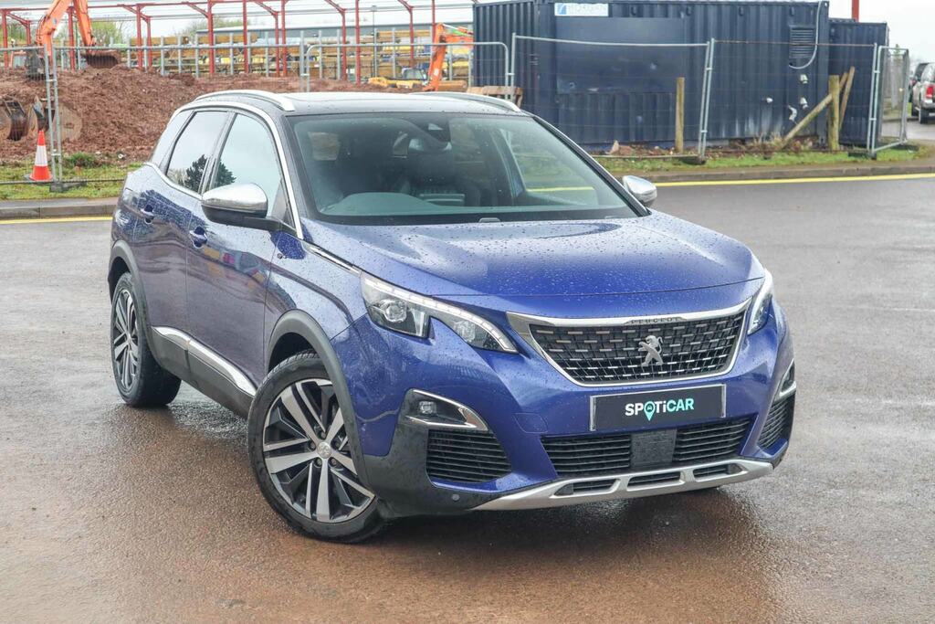 Compare Peugeot 3008 2.0 Bluehdi 180 Eat8 Gt Cwvehiclemarketing KY18XRS Blue