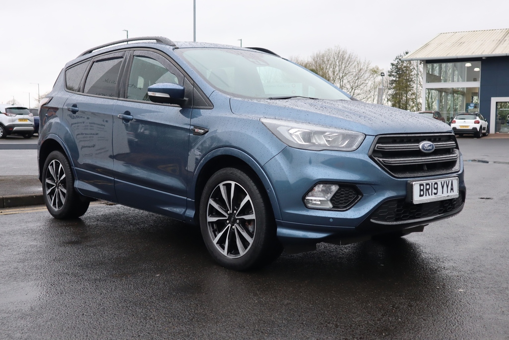 Compare Ford Kuga 1.5 Ecoboost 176 St-line Cwvehiclemarketing BR19YYA Blue