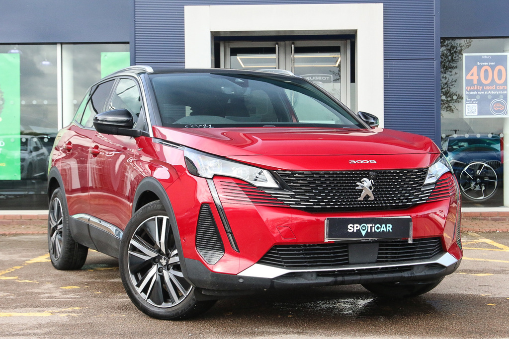 Compare Peugeot 3008 1.5 Bluehdi Eat8 Gt Premium Cwvehiclemarketing YP21RZB Red