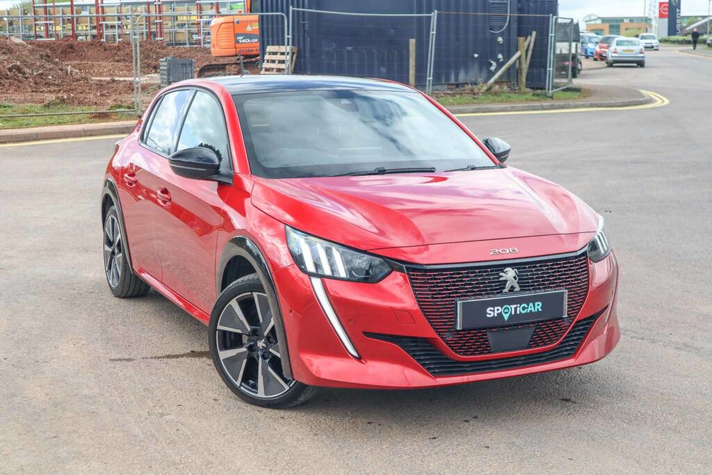 Compare Peugeot e-208 50Kwh Gt Cwvehiclemarketing NU23XZM Red