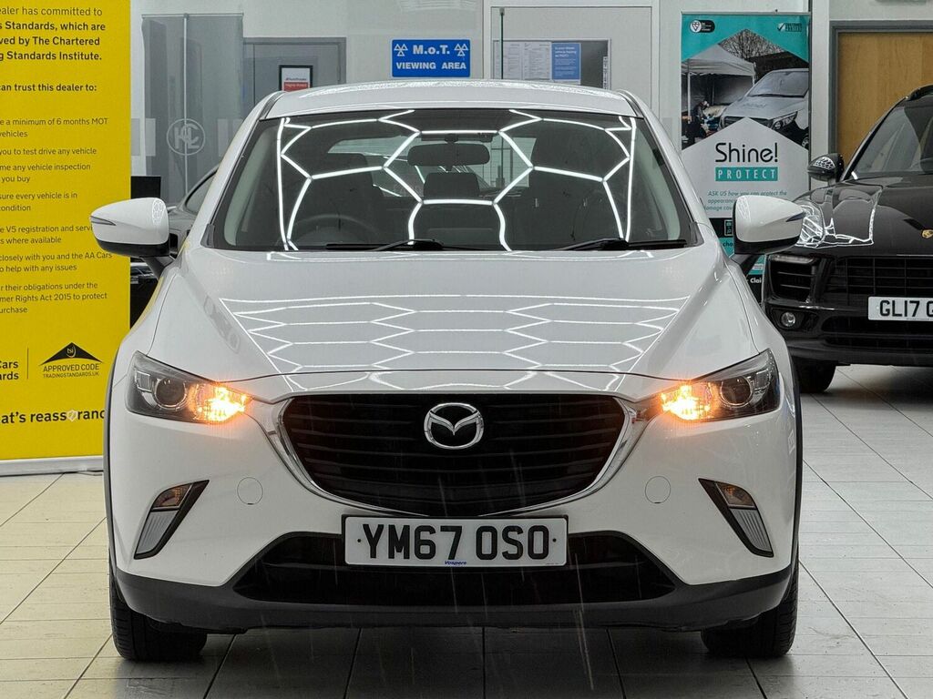 Compare Mazda CX-3 Suv 2.0 Skyactiv-g Se Nav Euro 6 Ss 20186 YM67OSO White