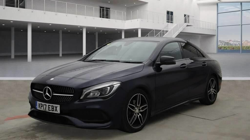 Compare Mercedes-Benz CLA Class Saloon 1.6 Cla180 Amg Line Coupe 7G-dct Euro 6 S KP17EBX Blue