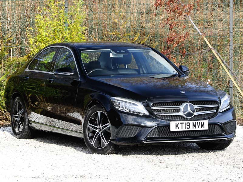 Compare Mercedes-Benz C Class C220d Sport Premium Plus 9G-tronic KT19MVM Black