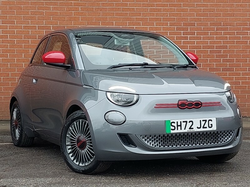 Compare Fiat 500 87Kw Red 42Kwh SH72JZG Grey