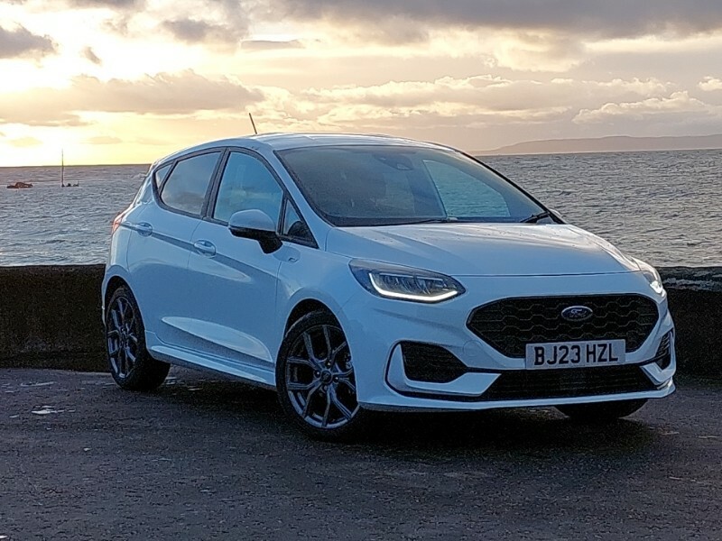 Compare Ford Fiesta 1.0 Ecoboost St-line BJ23HZL White