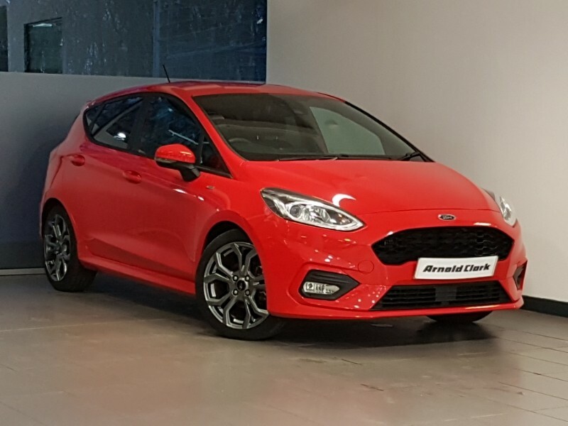 Compare Ford Fiesta 1.0 Ecoboost Hybrid Mhev 125 St-line Edition PY21NXA Red
