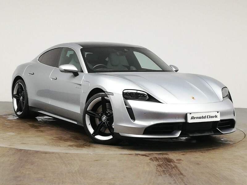 Compare Porsche Taycan 500Kw Turbo 93Kwh 22Kw 5 Seat SP21FTT Silver