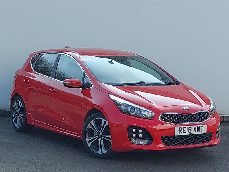 Compare Kia Ceed Gt-line Isg RE18XWT Red