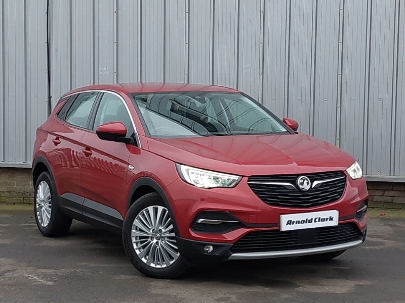 Compare Vauxhall Grandland X 1.5 Turbo D Business Edition Nav NL70FPT Red