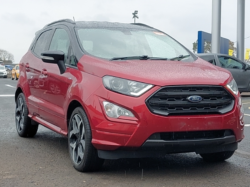 Compare Ford Ecosport 1.5 Tdci St-line EA18RKN Red