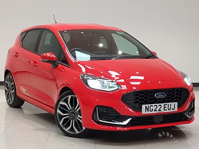 Compare Ford Fiesta 1.0 Ecoboost Hybrid Mhev 125 St-line Vignale NG22EUJ Red