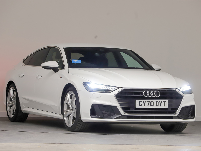 Compare Audi A7 A7 Sportback 40 Tdi S Line S-a GY70DYT White