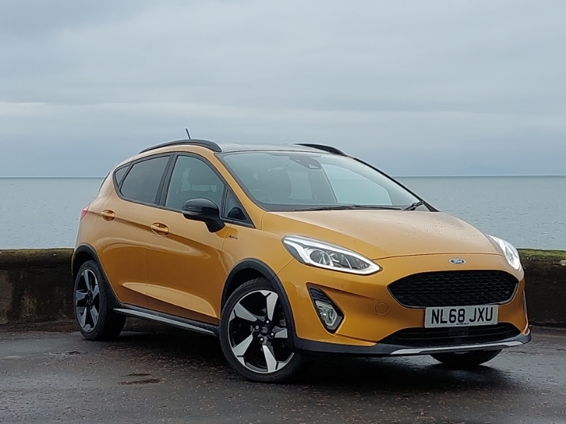 Compare Ford Fiesta 1.0 Ecoboost 125 Active Bo Play Navigation NL68JXU Yellow