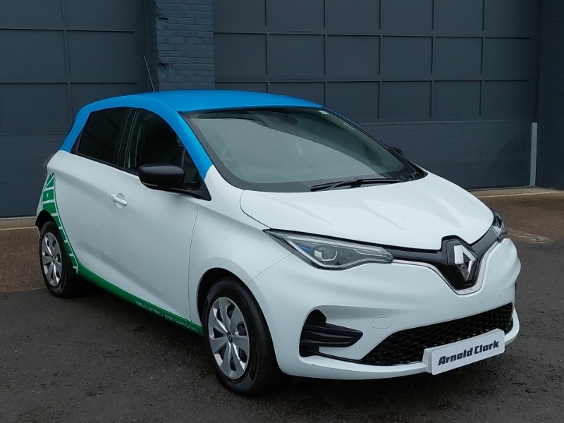 Compare Renault Zoe 80Kw Business 50Kwh Rapid Charge Van R110 SG22NAE White