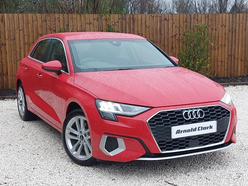 Compare Audi A3 30 Tfsi Sport S Tronic KW21GGU Red