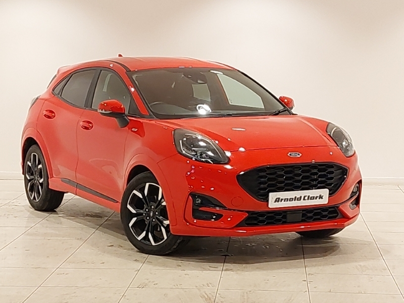 Compare Ford Puma 1.0 Ecoboost Hybrid Mhev St-line X EF70MLL Red
