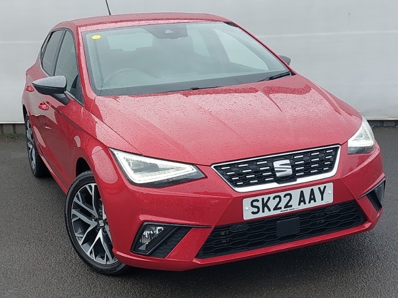 Compare Seat Ibiza 1.0 Tsi 110 Xcellence Lux SK22AAY Red