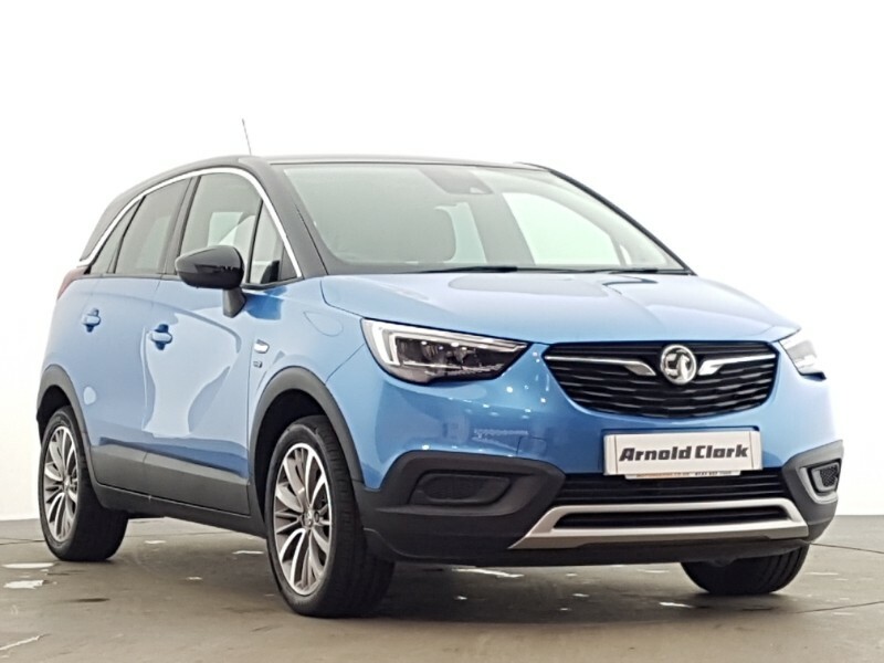 Compare Vauxhall Crossland X 1.2T 110 Griffin 6 Spd Start Stop VE70TCY Blue
