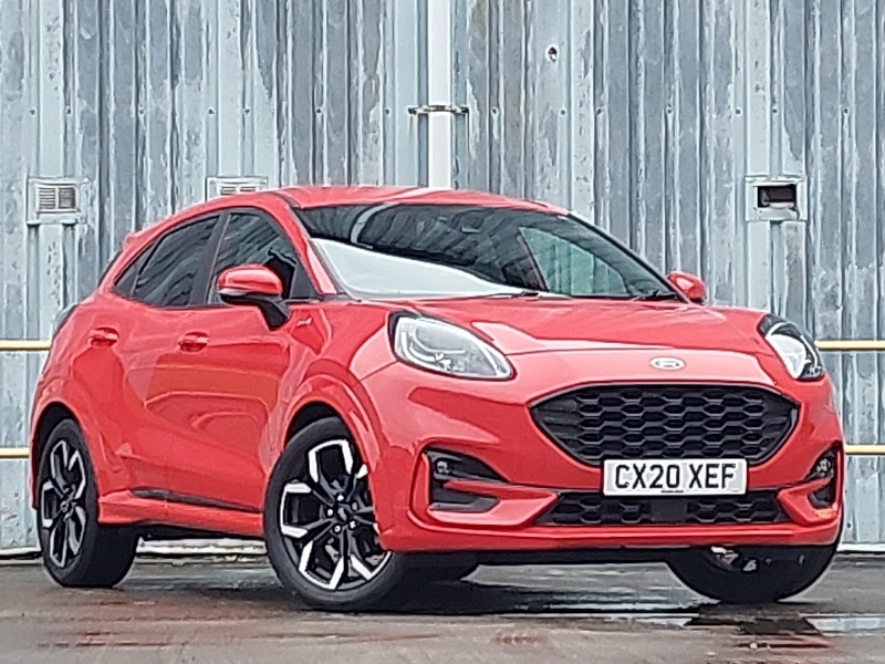 Compare Ford Puma 1.0 Ecoboost Hybrid Mhev St-line X CX20XEF Red