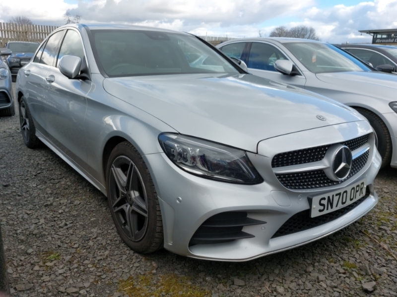 Compare Mercedes-Benz C Class C220d Amg Line Edition 9G-tronic SN70OPR Silver