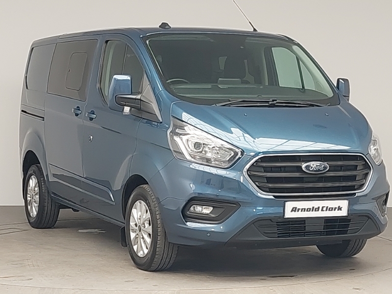 Compare Ford Transit Custom 2.0 Ecoblue 130Ps Low Roof Dcab Limited Van YR21XWT Blue
