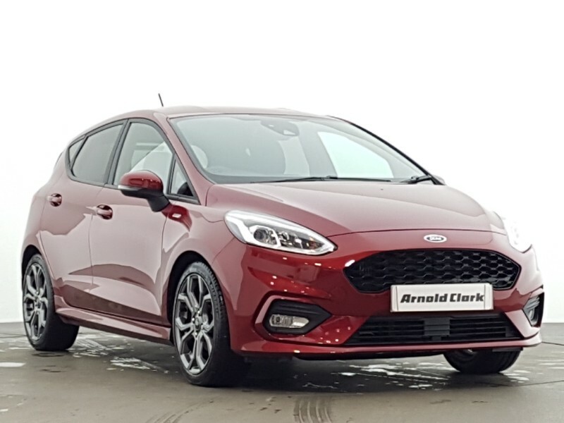 Compare Ford Fiesta 1.0 Ecoboost Hybrid Mhev 125 St-line Edition MM21WPL Red
