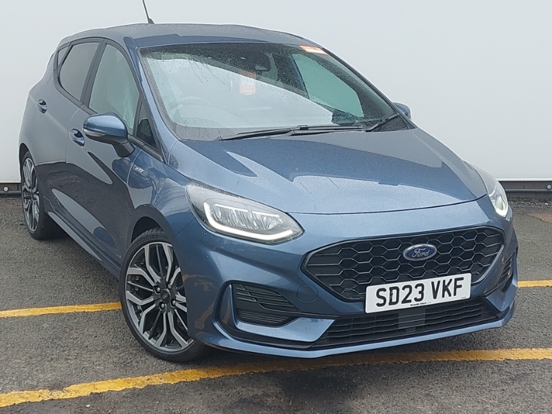 Compare Ford Fiesta 1.0 Ecoboost St-line X SD23VKF Blue