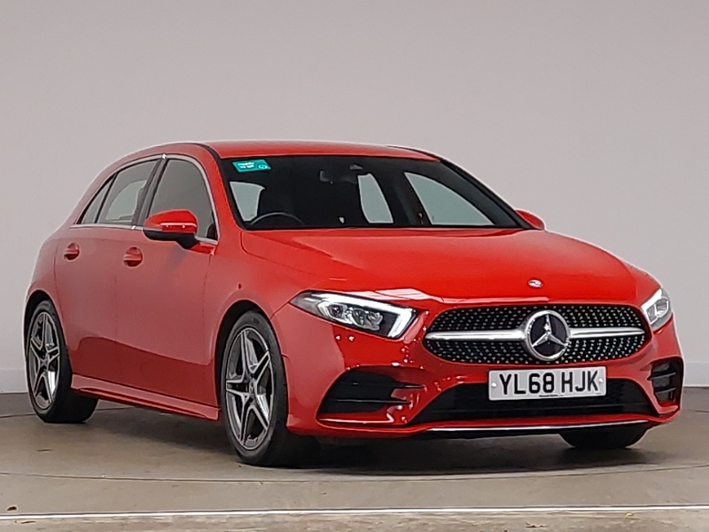 Compare Mercedes-Benz A Class A200 Amg Line YL68HJK Red