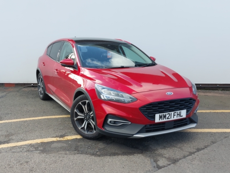 Compare Ford Focus 1.0 Ecoboost Hybrid Mhev 125 Active X Edition MM21FHL Red
