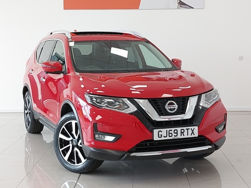Compare Nissan X-Trail 1.3 Dig-t Tekna 7 Seat Dct GJ69RTX Red