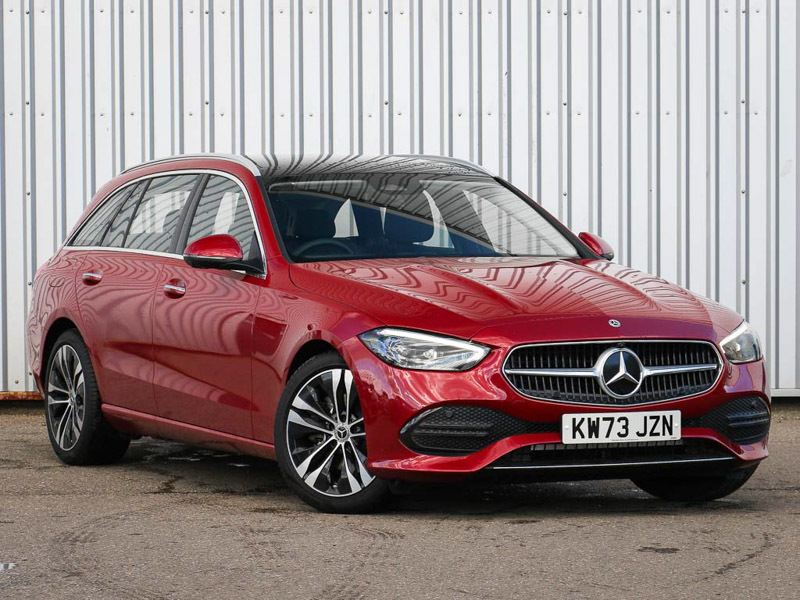 Compare Mercedes-Benz C Class C200 Exclusive Luxury 9G-tronic KW73JZN Red