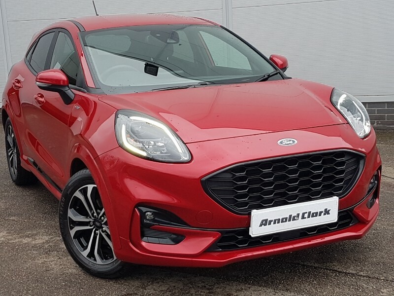Compare Ford Puma 1.0 Ecoboost Hybrid Mhev St-line SY21XKA Red