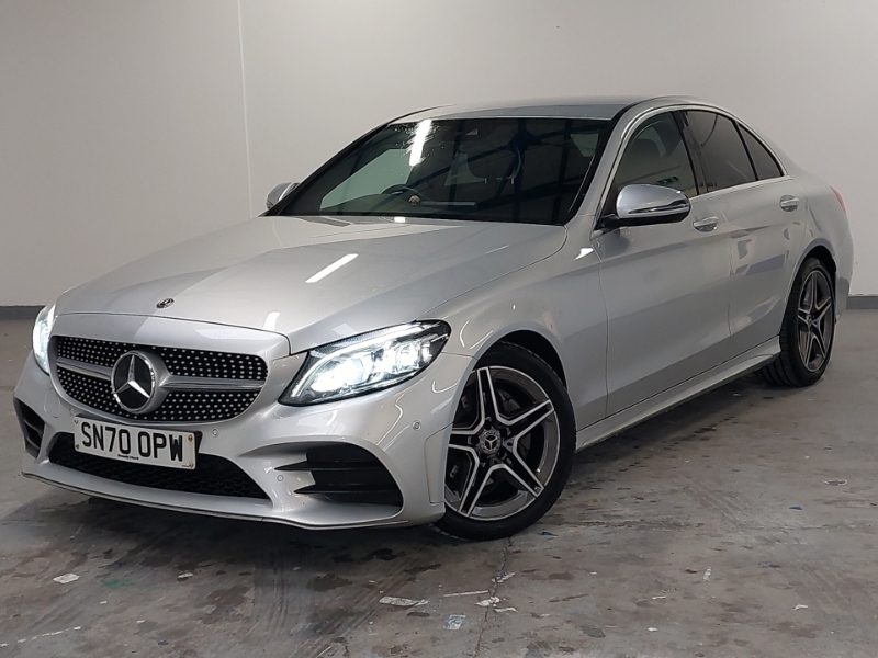 Compare Mercedes-Benz C Class C220d Amg Line Edition 9G-tronic SN70OPW Silver