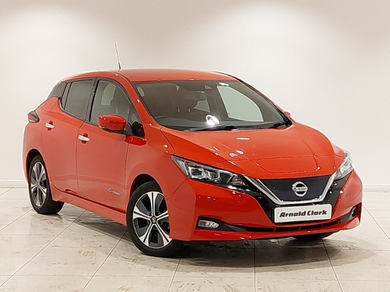 Compare Nissan Leaf 110Kw Tekna 40Kwh BT70OYK Red