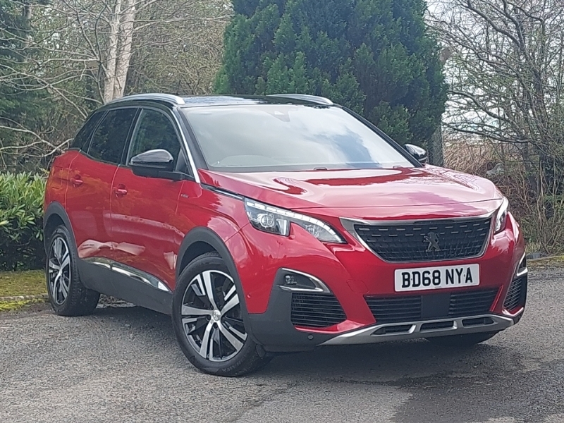 Compare Peugeot 3008 Gt Line BD68NYA Red