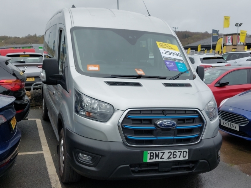 Compare Ford Transit Custom 135Kw 68Kwh H2 Trend Double Cab Van BMZ2670 Silver