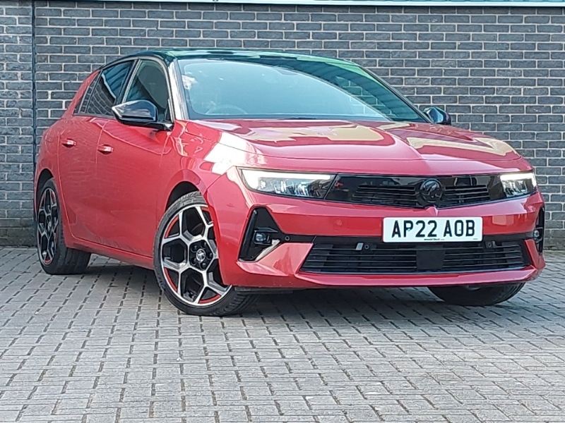 Compare Vauxhall Astra 1.6 Hybrid Gs Line AP22AOB Red