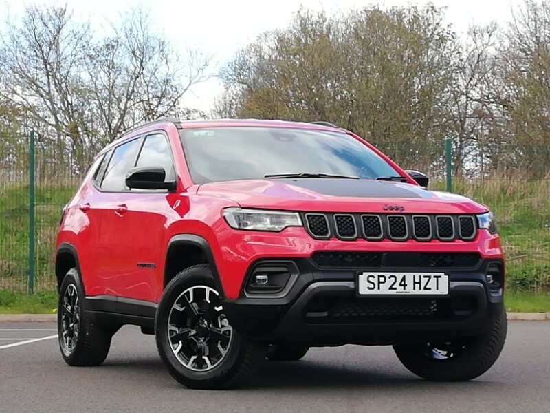 Compare Jeep Compass 1.3 T4 Gse 4Xe Phev Trailhawk SP24HZT Red