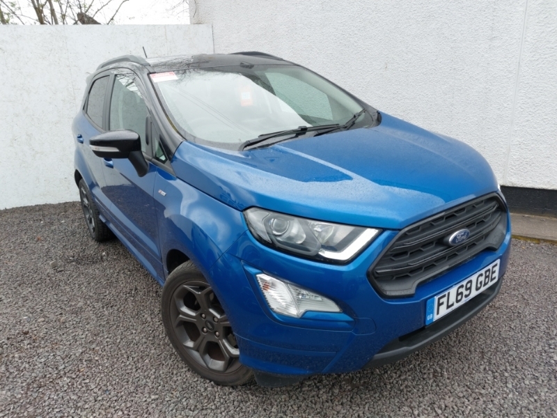 Compare Ford Ecosport 1.0 Ecoboost 140 St-line FL69GBE Blue