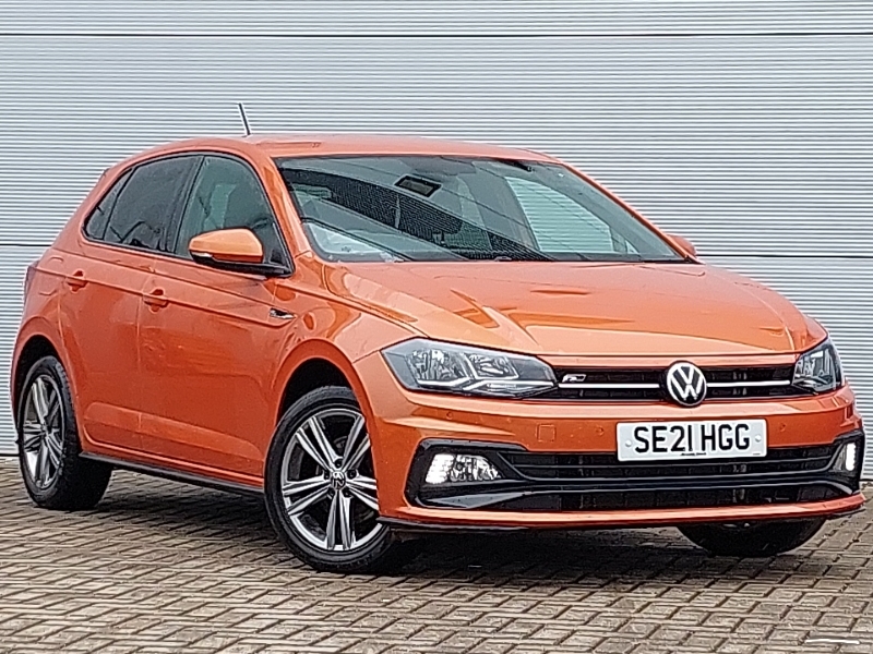 Compare Volkswagen Polo Polo R-line Tsi SE21HGG Orange