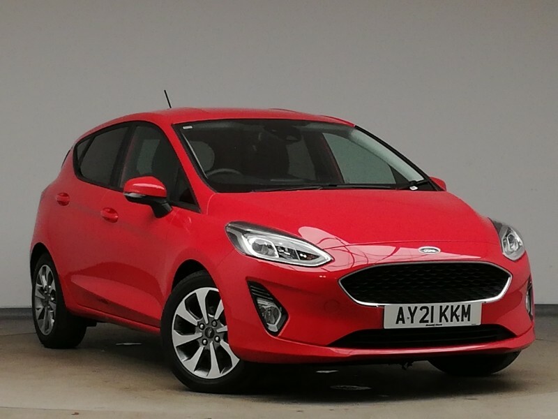 Compare Ford Fiesta 1.0 Ecoboost Hybrid Mhev 125 Trend Navigation AY21KKM Red