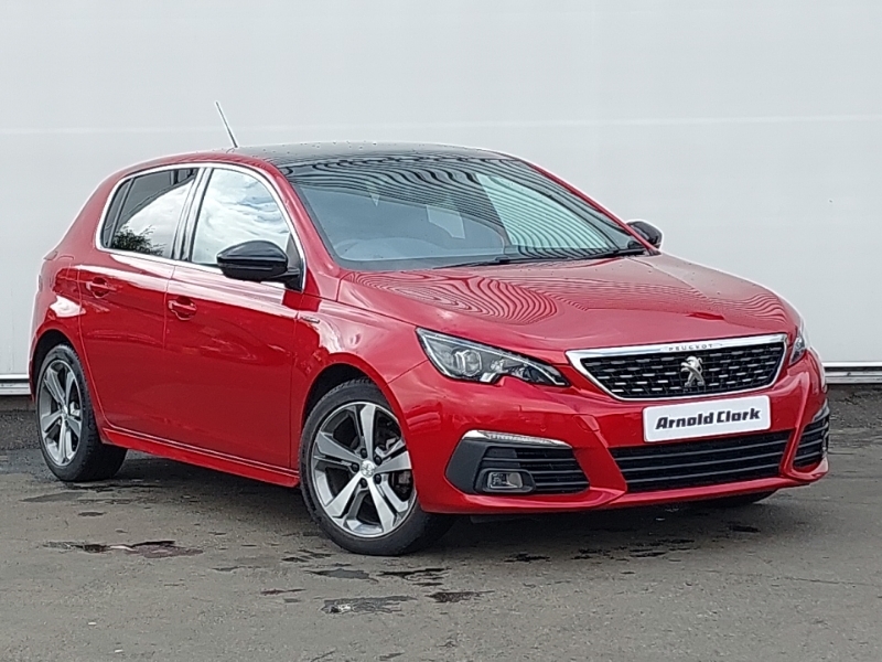 Compare Peugeot 308 1.5 Bluehdi 130 Gt Line KO69XEG Red