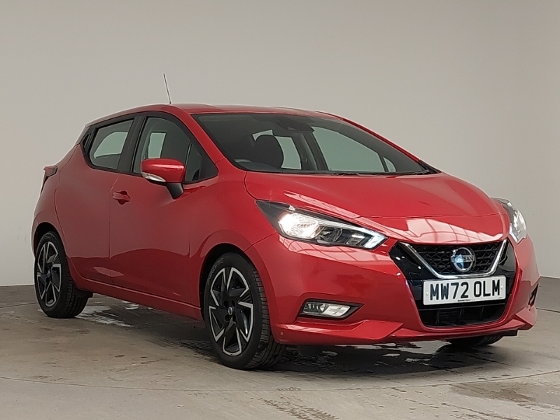 Compare Nissan Micra 1.0 Ig-t 92 Acenta Cvt MW72OLM Red