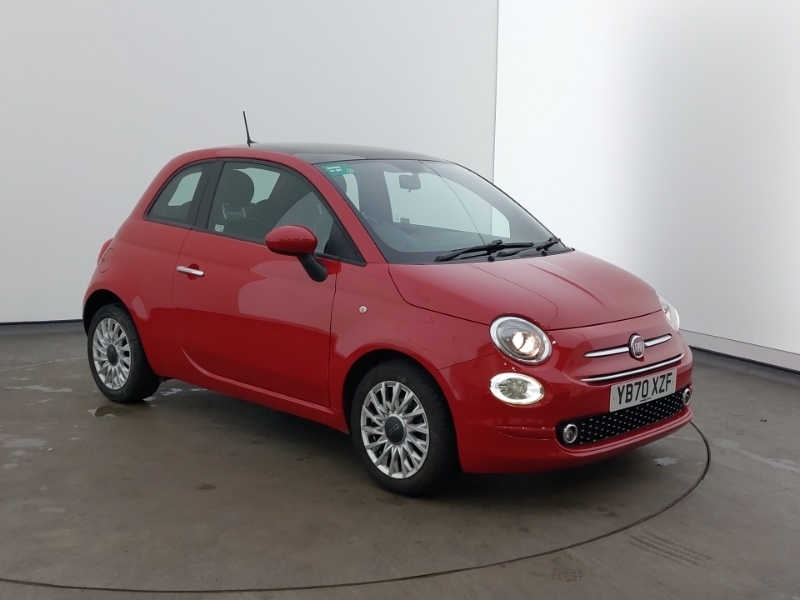 Compare Fiat 500 Lounge YB70XZF Red